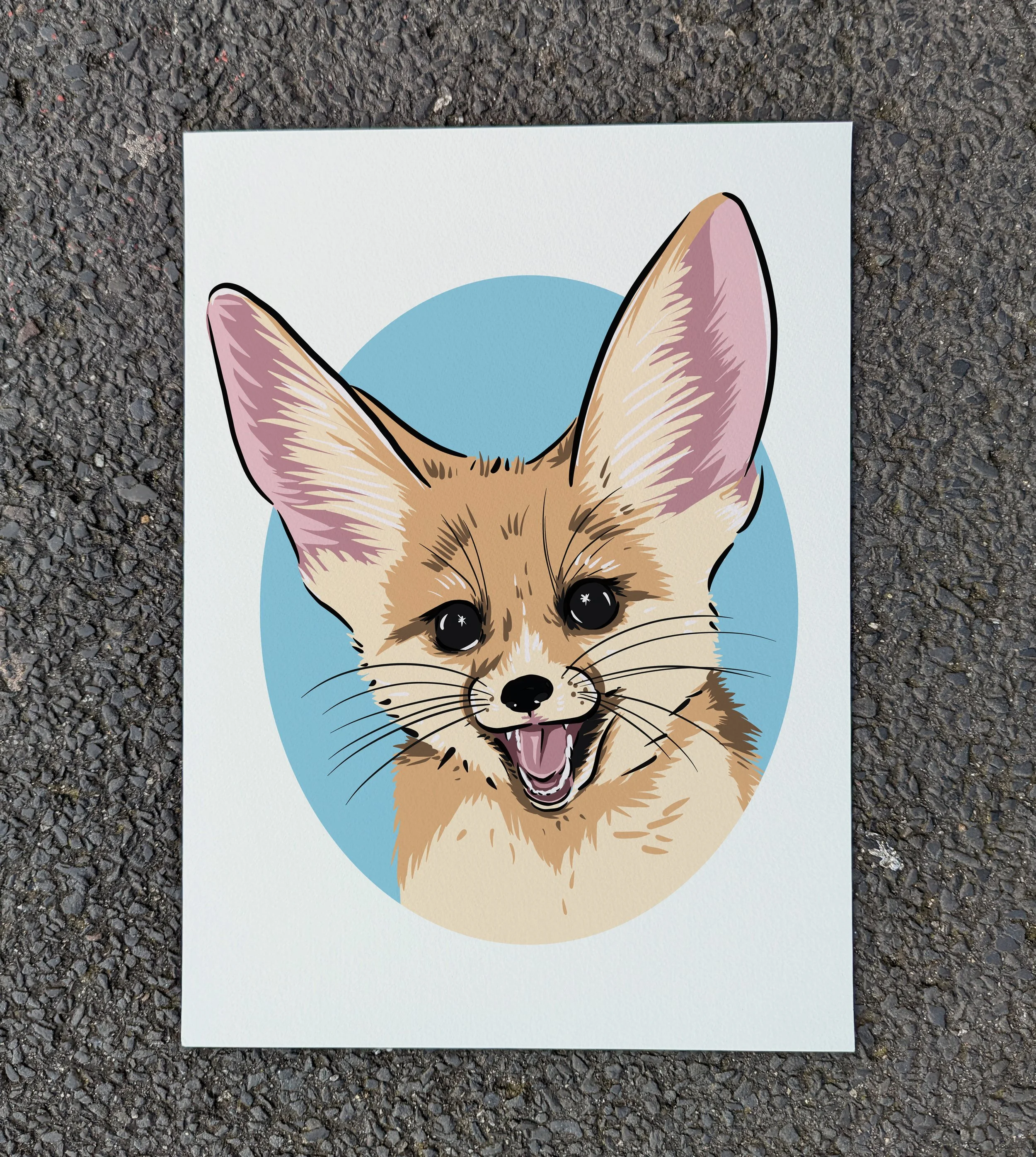 Fennec Fox - Print — Sprite